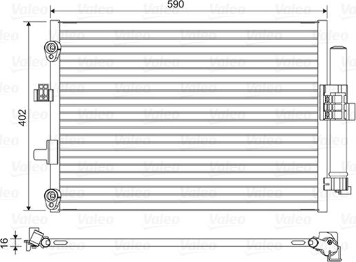 Valeo 814194 - Condensator, climatizare aaoparts.ro