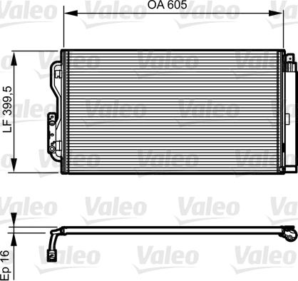 Valeo 814191 - Condensator, climatizare aaoparts.ro