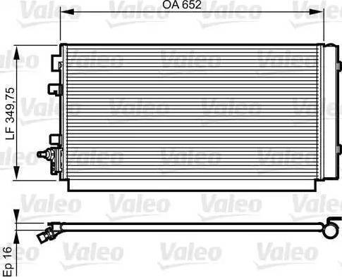 Valeo 814187 - Condensator, climatizare aaoparts.ro