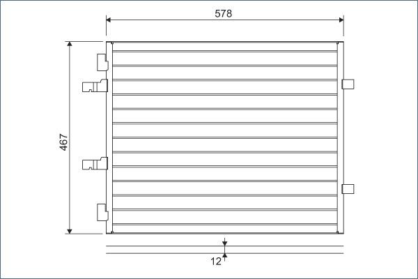 Valeo 814172 - Condensator, climatizare aaoparts.ro