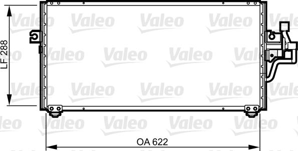 Valeo 814303 - Condensator, climatizare aaoparts.ro