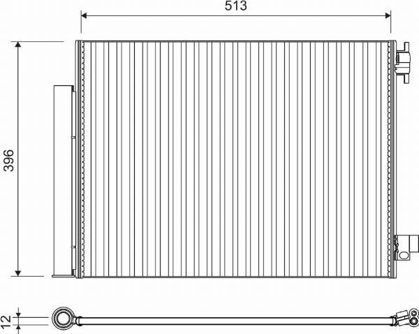 VALEO 814373 - Condensator, climatizare aaoparts.ro