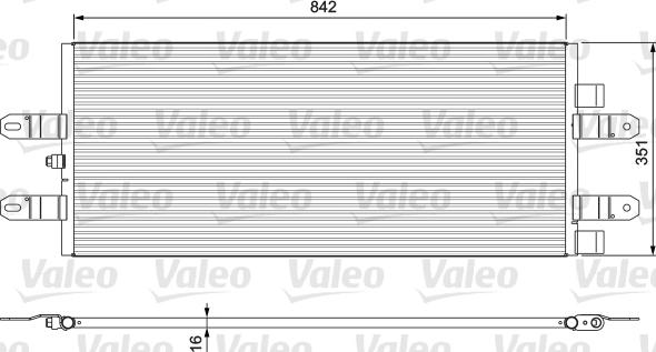 Valeo 815093 - Condensator, climatizare aaoparts.ro