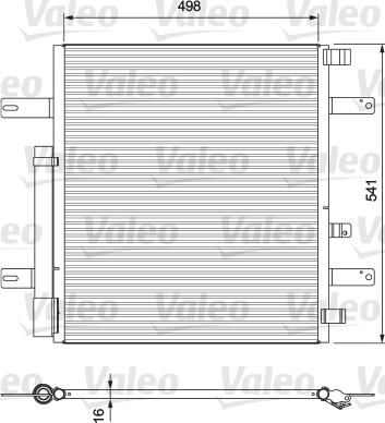 Valeo 815061 - Condensator, climatizare aaoparts.ro