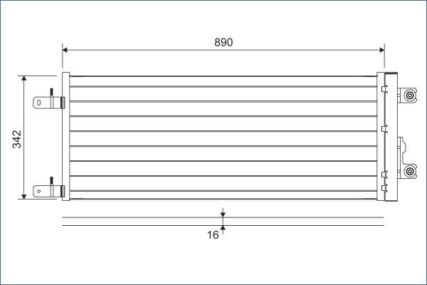 Valeo 815125 - Condensator, climatizare aaoparts.ro