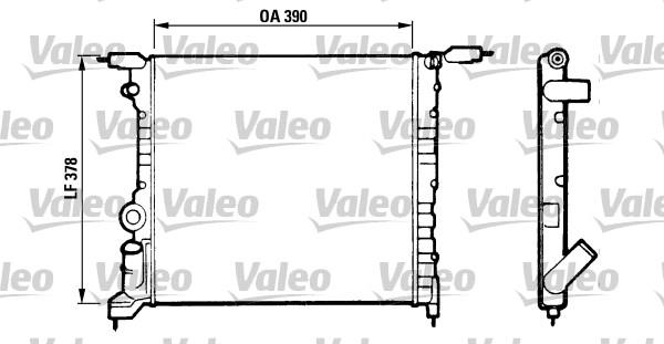 Valeo 816657 - Radiator, racire motor aaoparts.ro