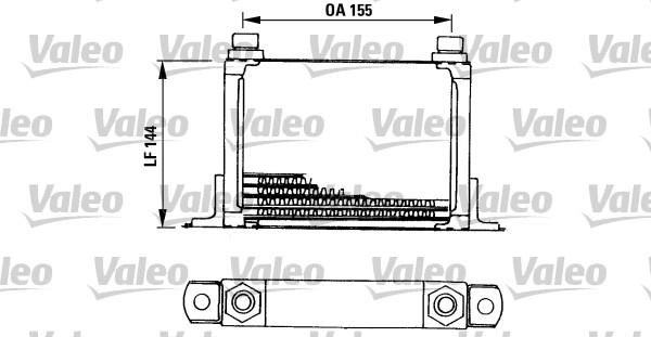 Valeo 816666 - Radiator ulei, ulei motor aaoparts.ro