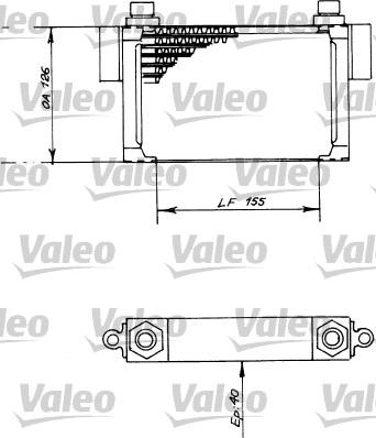 Valeo 816672 - Radiator ulei, ulei motor aaoparts.ro