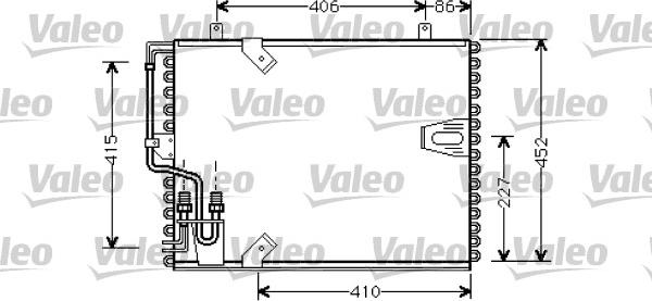 Valeo 816874 - Condensator, climatizare aaoparts.ro