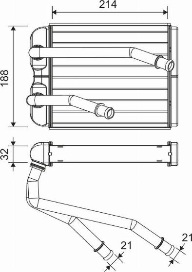 Valeo 811598 - Schimbator caldura, incalzire habitaclu aaoparts.ro