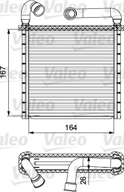 Valeo 811506 - Schimbator caldura, incalzire habitaclu aaoparts.ro