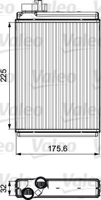 Valeo 811507 - Schimbator caldura, incalzire habitaclu aaoparts.ro