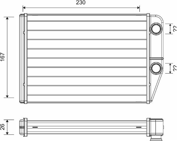 VALEO 811514 - Schimbator caldura, incalzire habitaclu aaoparts.ro
