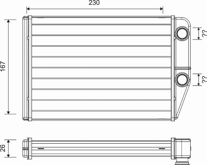 Valeo 811514 - Schimbator caldura, incalzire habitaclu aaoparts.ro