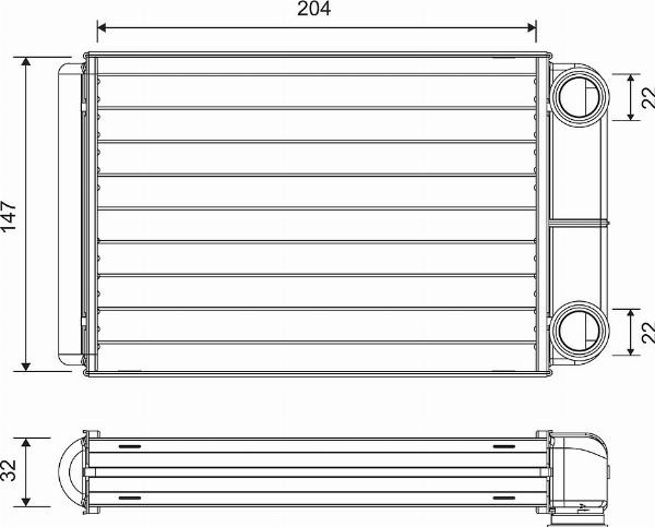 VALEO 811516 - Schimbator caldura, incalzire habitaclu aaoparts.ro