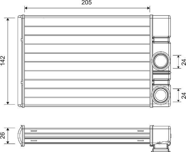 VALEO 811513 - Schimbator caldura, incalzire habitaclu aaoparts.ro