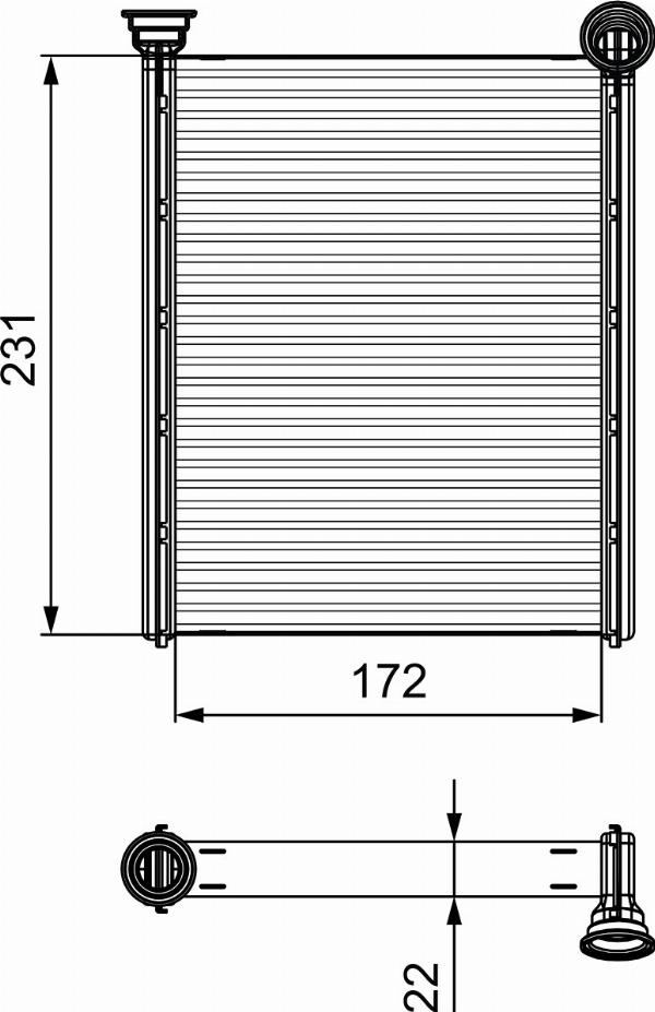 VALEO 811534 - Schimbator caldura, incalzire habitaclu aaoparts.ro