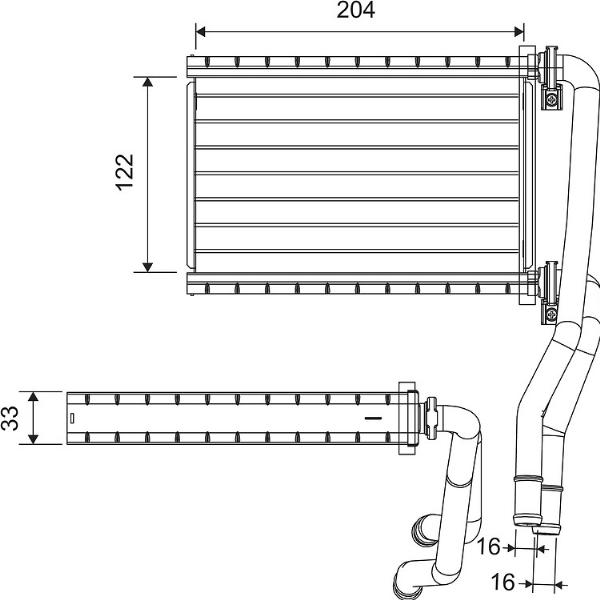 VALEO 811535 - Schimbator caldura, incalzire habitaclu aaoparts.ro