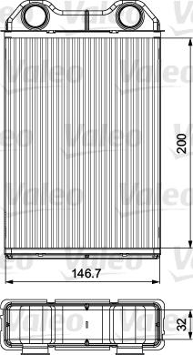 Valeo 811533 - Schimbator caldura, incalzire habitaclu aaoparts.ro