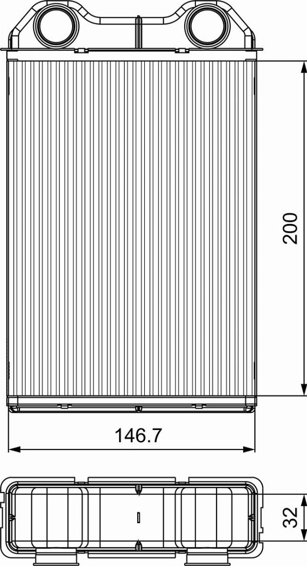VALEO 811533 - Schimbator caldura, incalzire habitaclu aaoparts.ro