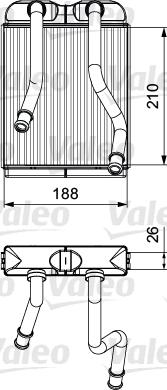 Valeo 811532 - Schimbator caldura, incalzire habitaclu aaoparts.ro