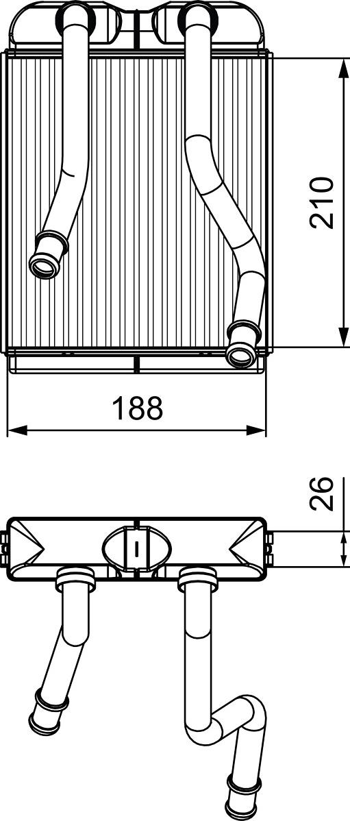 VALEO 811532 - Schimbator caldura, incalzire habitaclu aaoparts.ro
