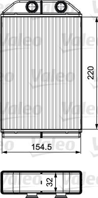 Valeo 811529 - Schimbator caldura, incalzire habitaclu aaoparts.ro