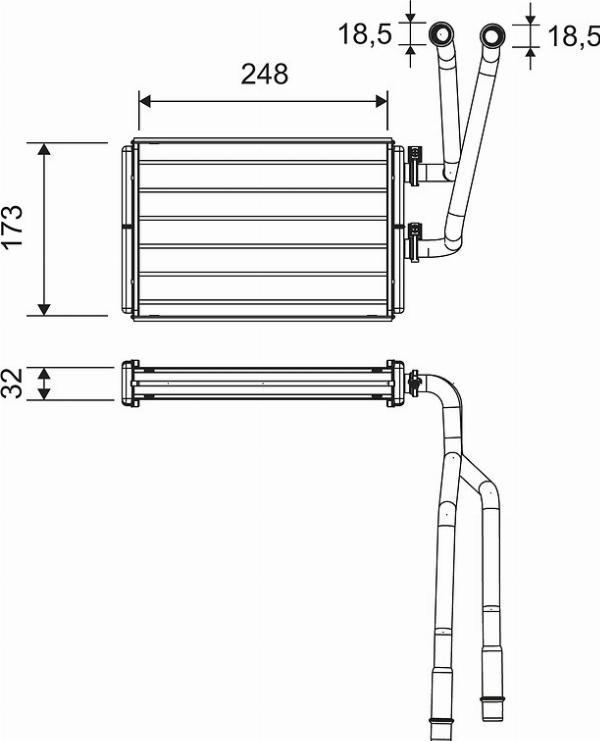 Valeo 811523 - Schimbator caldura, incalzire habitaclu aaoparts.ro