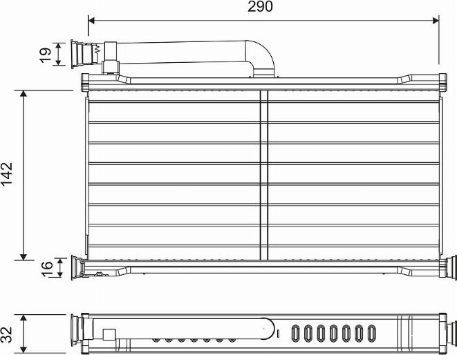 Valeo 811527 - Schimbator caldura, incalzire habitaclu aaoparts.ro