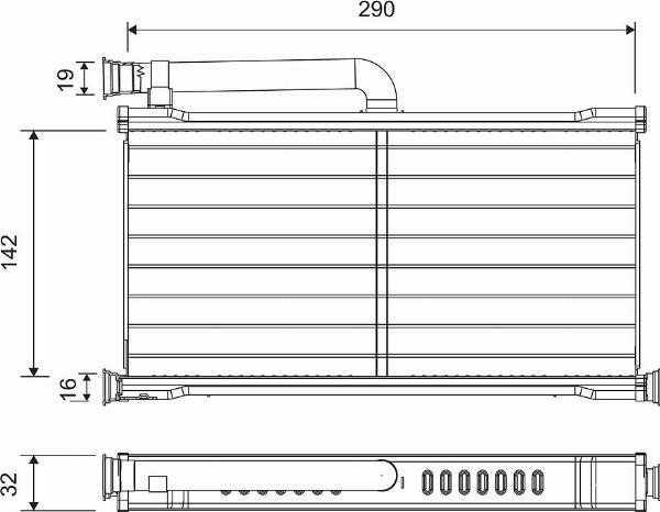 VALEO 811527 - Schimbator caldura, incalzire habitaclu aaoparts.ro