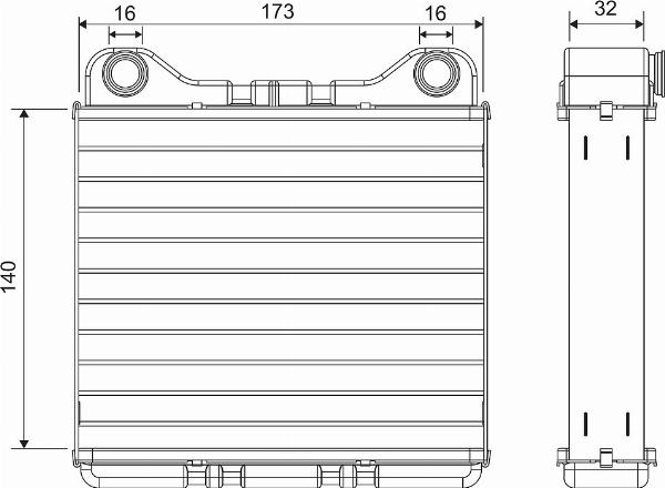 VALEO 811574 - Schimbator caldura, incalzire habitaclu aaoparts.ro