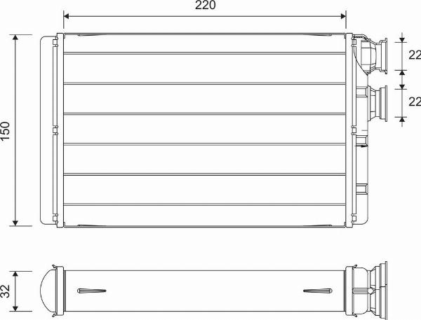 VALEO 811652 - Schimbator caldura, incalzire habitaclu aaoparts.ro