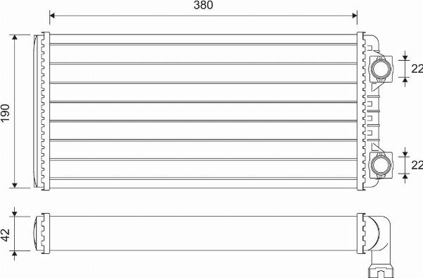 VALEO 811639 - Schimbator caldura, incalzire habitaclu aaoparts.ro