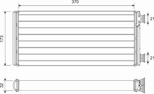 VALEO 811630 - Schimbator caldura, incalzire habitaclu aaoparts.ro