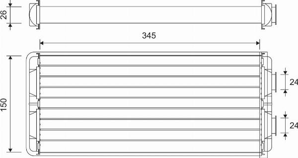 VALEO 811625 - Schimbator caldura, incalzire habitaclu aaoparts.ro