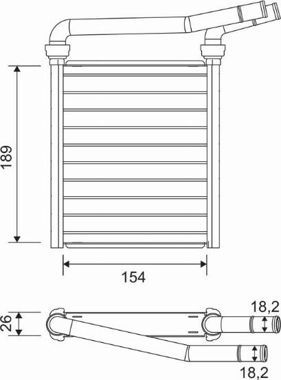 Valeo 811626 - Schimbator caldura, incalzire habitaclu aaoparts.ro