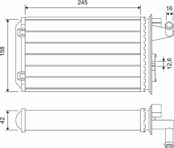 VALEO 811075 - Schimbator caldura, incalzire habitaclu aaoparts.ro