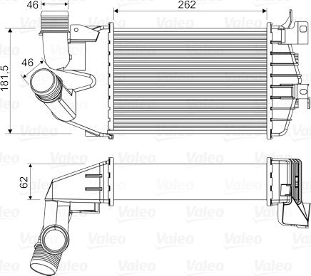 Valeo 818556 - Intercooler, compresor aaoparts.ro