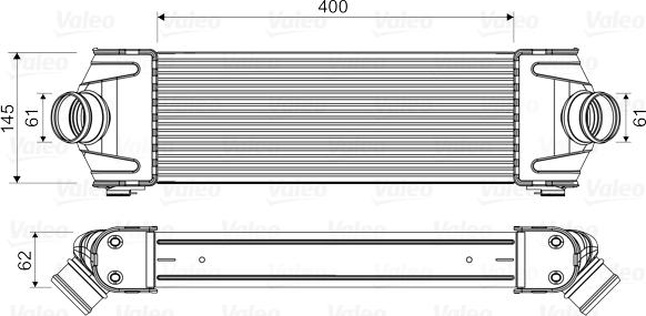 Valeo 818550 - Intercooler, compresor aaoparts.ro