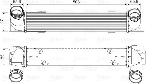 Valeo 818553 - Intercooler, compresor aaoparts.ro