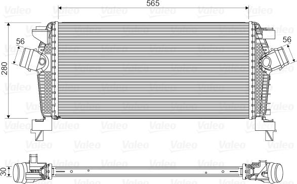 Valeo 818565 - Intercooler, compresor aaoparts.ro