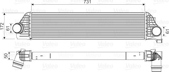 Valeo 818561 - Intercooler, compresor aaoparts.ro