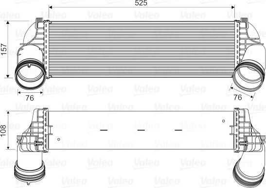 Valeo 818562 - Intercooler, compresor aaoparts.ro