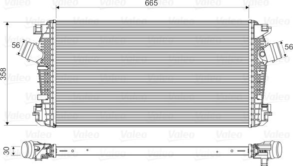 Valeo 818567 - Intercooler, compresor aaoparts.ro