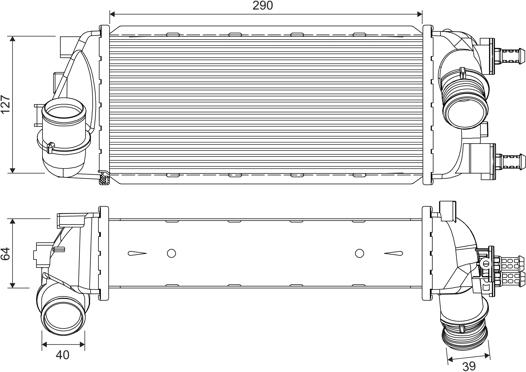 Valeo 818695 - Intercooler, compresor aaoparts.ro