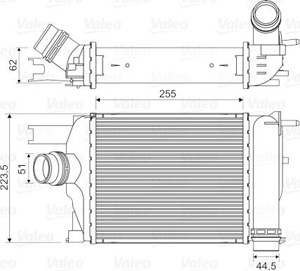 Valeo 818609 - Intercooler, compresor aaoparts.ro