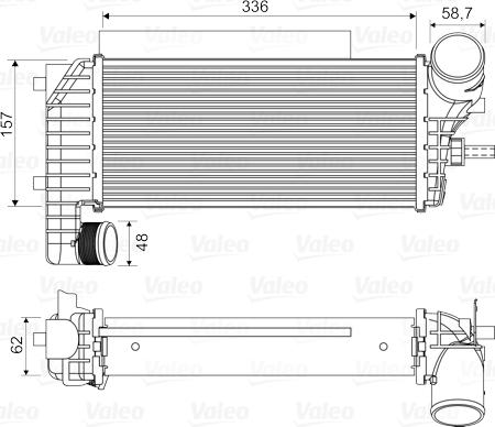 Valeo 818604 - Intercooler, compresor aaoparts.ro