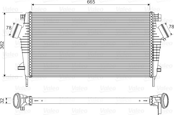 Valeo 818603 - Intercooler, compresor aaoparts.ro