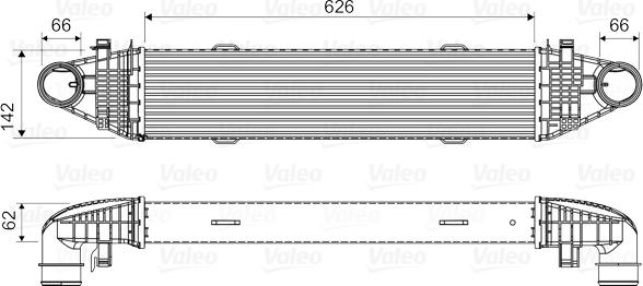 Valeo 818617 - Intercooler, compresor aaoparts.ro