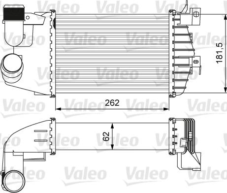 Valeo 818627 - Intercooler, compresor aaoparts.ro